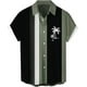 thumbnail image 5 of Camisas casuales lisas a rayas para hombres, ropa con estampado 3D, camisas hawaianas de playa, blusas Y2K de manga corta, ropa vintage, blusa con solapa, 5 of 5