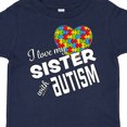 thumbnail image 4 of Inktastic I Love My Sister with Autism Boys or Girls Toddler T-Shirt, 4 of 5