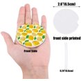 thumbnail image 2 of POGLIP Summer Fruit Theme Lemon Set of 6 Car Coaster for Drinks, Absorbent Ceramic Stone Coasters Cup Mat with Cork Base for Home Kitchen Room Coffee Table Bar Decor, 2 of 5