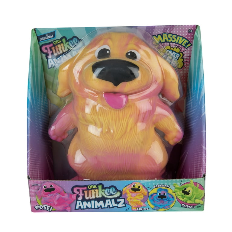 ORB Funkee Animalz Jumbo Dog, Stretchy Novelty Toy, Colors or