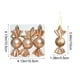 thumbnail image 3 of Christmas Special Decorative Small Pendant Plastic Electroplating Golden Color Pendants Set, 3 of 6