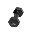 thumbnail image 2 of Fabrication Enterprises Vinyl-Coated Iron Dumbbell, Black, 8 lbs, 2 of 4