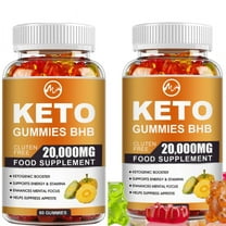 (2 Pack) Minch Keto Gummies - Ketogenic Support Supplement - Best Result (120 Gummies)