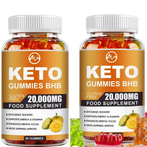 (2 Pack) Minch Keto Gummies - Ketogenic Support Supplement - Best Result (120 Gummies)