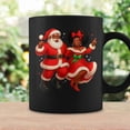 thumbnail image 3 of Dancing African Santa Mr Mrs Claus African American Xmas Coffee Mugs, 3 of 4