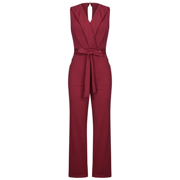 Mono de mujer, monos, monos de moda, vendaje, sólido, hombros descubiertos, tirantes, camisola, pantalones, mono con cremallera Odeerbi ODB-2