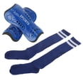 thumbnail image 1 of Espinilleras de fútbol para niños, espinilleras para adultos para niños y niñas, para juegos de fútbol, protección antideslizante para las piernas y medias de fútbol, 1 of 1