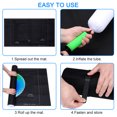 thumbnail image 3 of pitrice Puzzles Roll Mat Game Storage Accessory Keep Tidy Felt Printing Jigsaw Blanket Up To 1500 Pieces with Storage Bag Travel Home black, 3 of 9