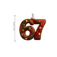 thumbnail image 4 of JLFNYA 67 Christmas Ornament, 67 Ornament for Christmas, 67 Ornaments for Christmas Tree, Xmas Holiday Home Decor, Christmas Tree Decorations, Christmas 67 Wrapping Paper Birthday Gifts, 4 of 5
