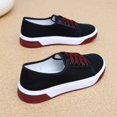 thumbnail image 5 of YOUYEDIAN Sneakers for Women Fashion Round Toe Comfy Platform Canvas Sneakers Versatile Casual Slip On Flat Shoes, 5 of 5