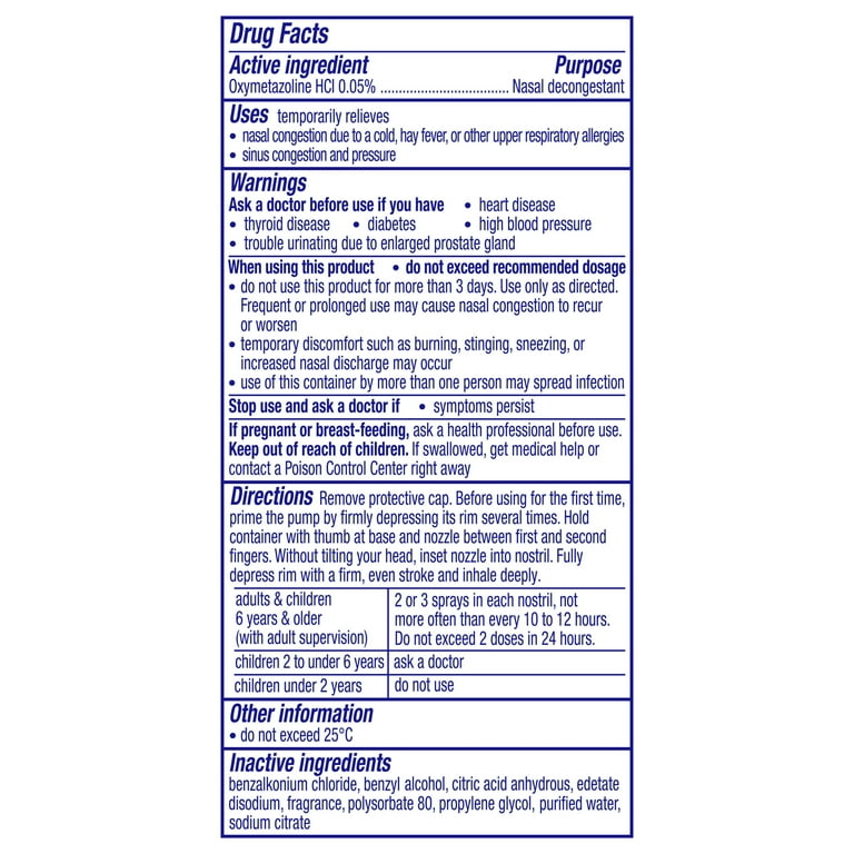 Best otc nasal decongestant spray deals