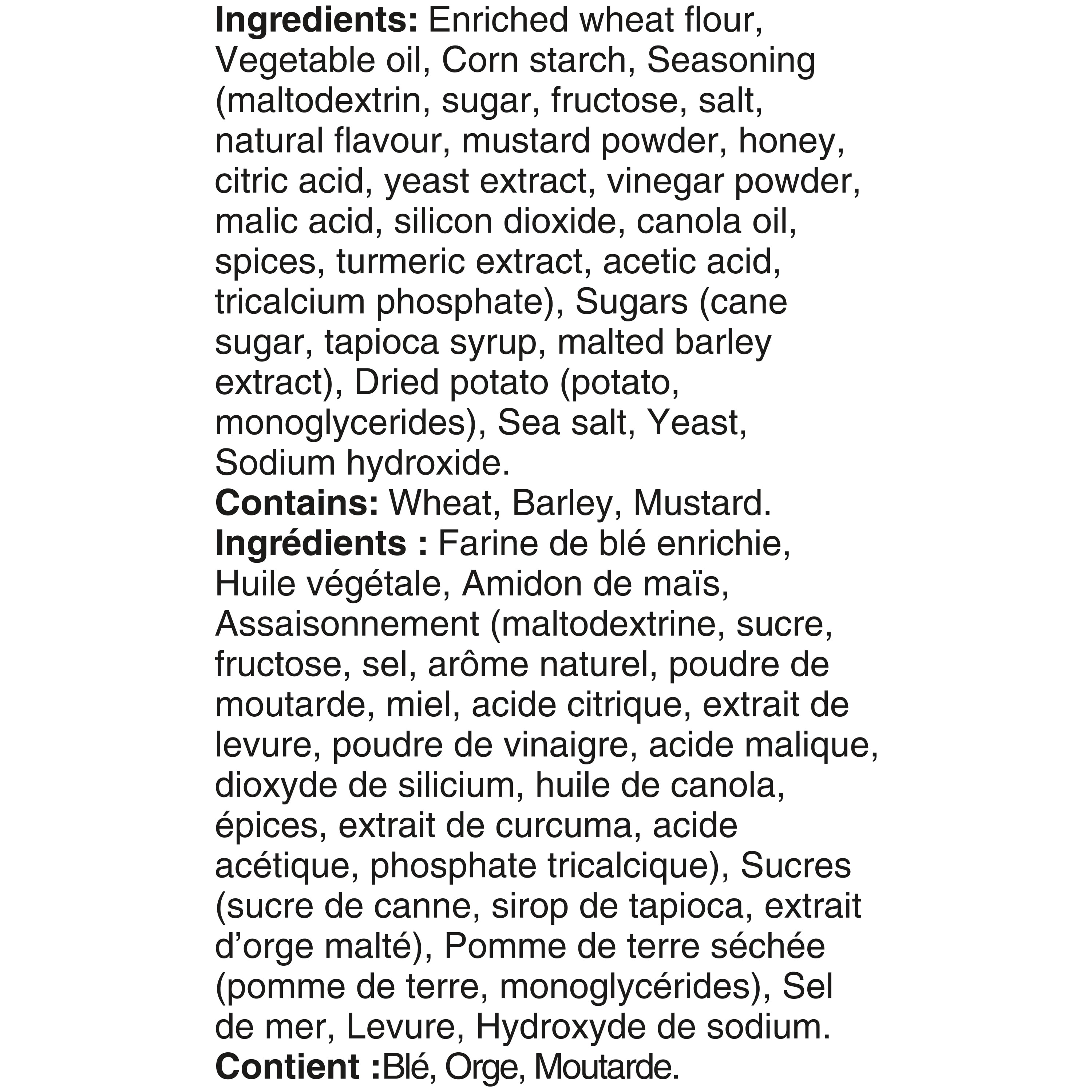 SF Pretzel Crisps Bites Honey Mustard