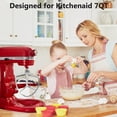 thumbnail image 4 of Batidor Plano LETOMS para Batidoras KitchenAid de 7QT con Elevación de Tazón, Accesorios de Paleta de Acero Inoxidable para KitchenAid, Apto para Lavavajillas, 4 of 7
