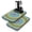 White-25, variant on Zen Coffee Maker Mat Set of 2 - Emotional Healing Psychedelic Style, Strong Water Absorption & Non-Slip Base for Coffee Machines, Office or Kitchen Use