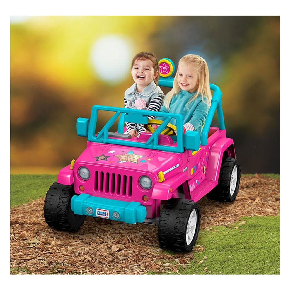 Fisher-Price Power Wheels Barbie Jeep Wrangler with Music and Power Lock Brakes - image 5 of 5