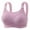Pink, variant on Jalioing Wireless Bralettes for Women Lightweight Full Coverage Adjustable Bra Push Up Supportive Everyday Bra