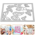 thumbnail image 3 of Miangastore Embossing Die Cuts Butterflies Pattern Cutting Die Carbon Steel Silver 1Pcs for Album Decoration, 3 of 9