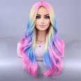 thumbnail image 5 of Rainbow Wig European & American Cosplay Wig Party Ghost Festival Wig, 5 of 5