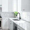 thumbnail image 2 of Wowow Pull Down Kitchen Faucet High Arc Single Handle Kitchen Sink Faucet in Oil Rubbed Bronze, 2 of 4