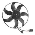 thumbnail image 1 of Left Radiator Cooling Fan Assembly Drivers Side Compatible with 2005-2016 Volkswagen Jetta VW3117117, 1 of 4