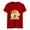 Red, variant on TSADFHJI Turtle Neck Tops for Women Loose Ladies Fashion Festival Scene Atmosphere Character Print Round Neck Short Sleeved T Shirt Top L Grey