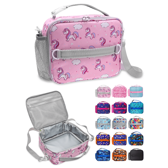 Bolsa de almuerzo ComfiTime Unicornio Rosa Térmica Reutilizable
