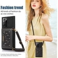 thumbnail image 5 of for Samsung Galaxy Note 20 Ultra 6.9" Crossbody Wallet Case for Women, Bling Glitter PU Leather Phone Case with RFID Blocking Card Holder Cover for Samsung Galaxy Note 20 Ultra SZ Black, 5 of 18