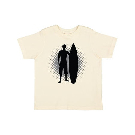 

Inktastic Surfing Retro Vintage Surfer Silhouette Halftone Gift Toddler Boy Girl T-Shirt