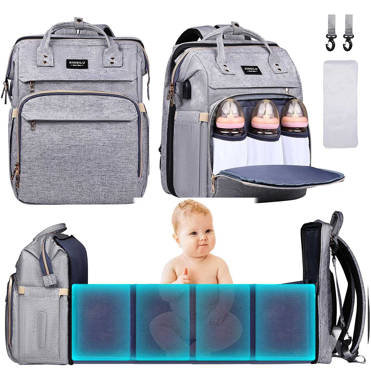SoarDream Diaper Bag with Changing Station, Large Nigeria Ubuy