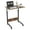 Brown, variant on Beran7 Portable Computer Workstation, Standing Desk Adjustable Height, Small Computer Desk w/Rolling, Sit Stand Laptop Desk TV Tray for Bed Sofa Hospital Reading Eating, Rustic Brown, 23.6"