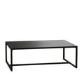 thumbnail image 2 of Emma + Oliver All-Weather Commercial Grade Indoor/Outdoor Steel Patio Coffee Table in Black, 2 of 11