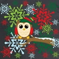 thumbnail image 3 of CafePress - Christmas Owl Long Sleeve Dark T Shirt - Long Sleeve Dark T-Shirt, 3 of 4