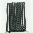 thumbnail image 6 of U8MO 11 Yards Black Flat Braided Bolo Faux Leather String Jewelry Cord Rope 5X1mm, 6 of 8