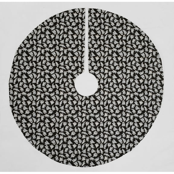 Halloween Christmas Tree Skirt By Penny's Needful Things (Ghosts) (Round)