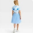 thumbnail image 2 of Care Bears Girls Americana USA Flag Costume Dress with Hood for Small 6/7, 2 of 3