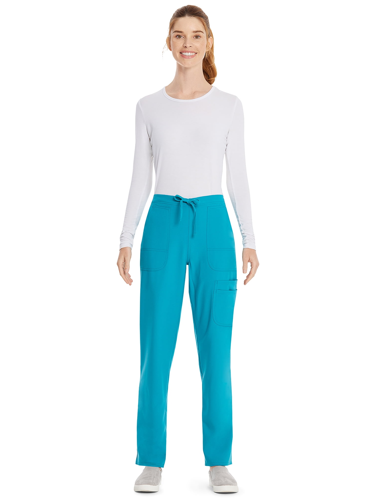 Scrubstar Women's Core Essentials Drawstring Cargo Scrub Pant WM03B117