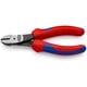 thumbnail image 1 of KNIPEX 74 02 140 SB Pinzas de corte diagonal tipo extra fuerte Con fundas en dos componentes acabado pavonado 140 mm, 1 of 1