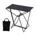 thumbnail image 1 of Taburete plegable portátil para acampar con bolsa de transporte, soporte de Metal, taburete impermeable para pies, silla plegable para Picnic en el, 1 of 8