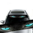 thumbnail image 2 of Jinsinto 3pcs Car Sticker,Car Front Windshield Sticker, Rear Block Sunshade Sticker Decoration 3D Stereoscopic Cat Eye Car Sticker Car Decoration Stickers, 2 of 5