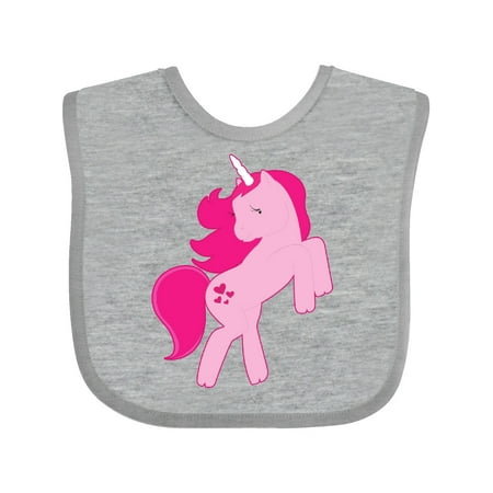 

Inktastic Pink unicorn Gift Baby Girl Bib