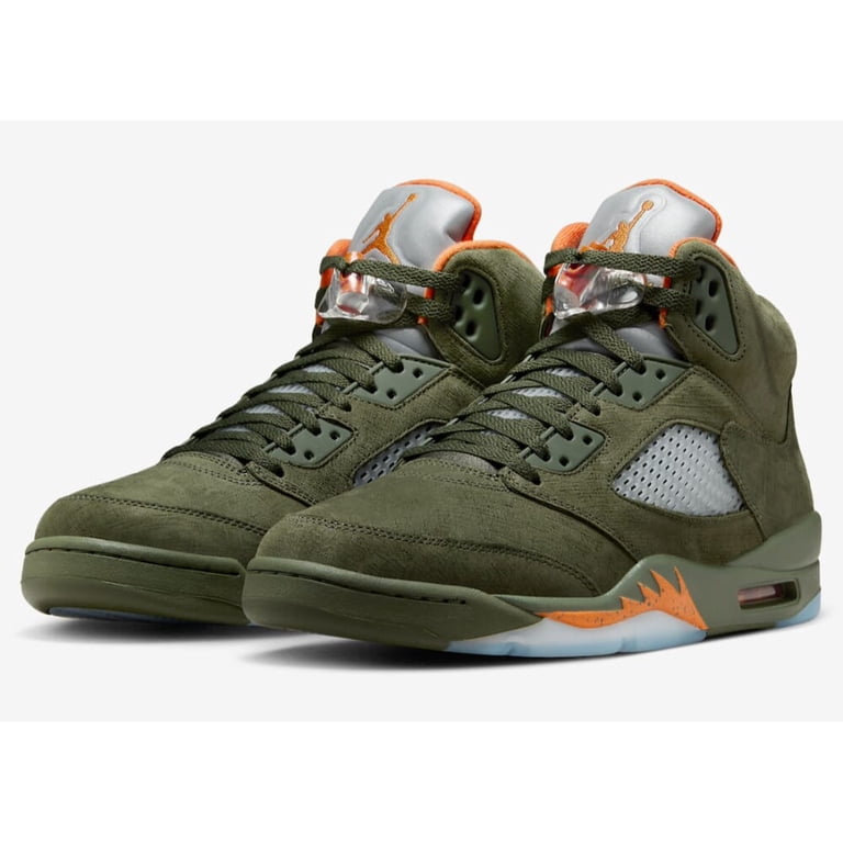 Nike Air Jordan 5 Retro Army Olive/Solar Orange DD0587-308  display picture 1