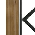 thumbnail image 6 of Kate and Laurel Brenham Rustic Windowpane Panel Wood and Metal Wall Plaques, Set of 2, Rustic Brown and Black, Chic Farmhouse Wall Decor, 6 of 7