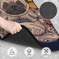 thumbnail image 2 of Daiia Pug dog Yoga Printed Car Floor Mats Set of 4, Durable Non Slip Auto Floor Carpet, Car Interior Carpets Proof Foot Pads Anti-Slip Cushion Automoetive Accessories, 2 of 6