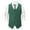 Green, variant on Mens Vests Casua Qiggri Men's Casual Business Vests Lightweight Waistcoat Slim Fit Suit Vest Work Vest For Men