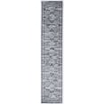 thumbnail image 2 of Contemporary Home Living 2' x 10' Geometric Medallion Rectangular Area Throw Rug Runner - Gray and, 2 of 4
