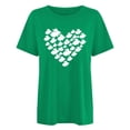 thumbnail image 4 of RKSTN Hauts pour Femmes 2024 Été Décontracté Ample Grande Taille Imprimé Graphique Lapin de Pâques Blouse Mode Col Rond Manches Courtes T-shirt, 4 of 4