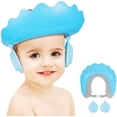 thumbnail image 1 of Visera de Baño para Niños liwang Gorro Ajustable para Baby Shower Azul, 1 of 2