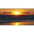 thumbnail image 2 of Pura Vida Beach Scene Photo License Plate, 2 of 2