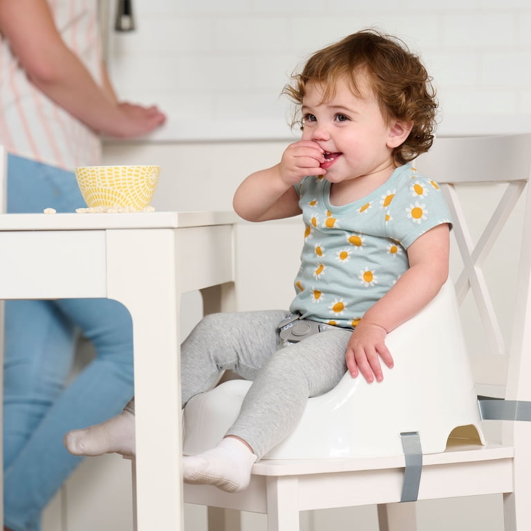 Regalo Baby Basics Booster Seat with 3-Point Harness, White photo 7