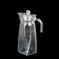 thumbnail image 6 of ACDANC Beverage Pitcher Hot Cold Pitcher Iced Tea Spout Cold Water Pitcher Milk With Handle Indoor Outdoor PC And Lid Cafe Juice Jug White, 6 of 7